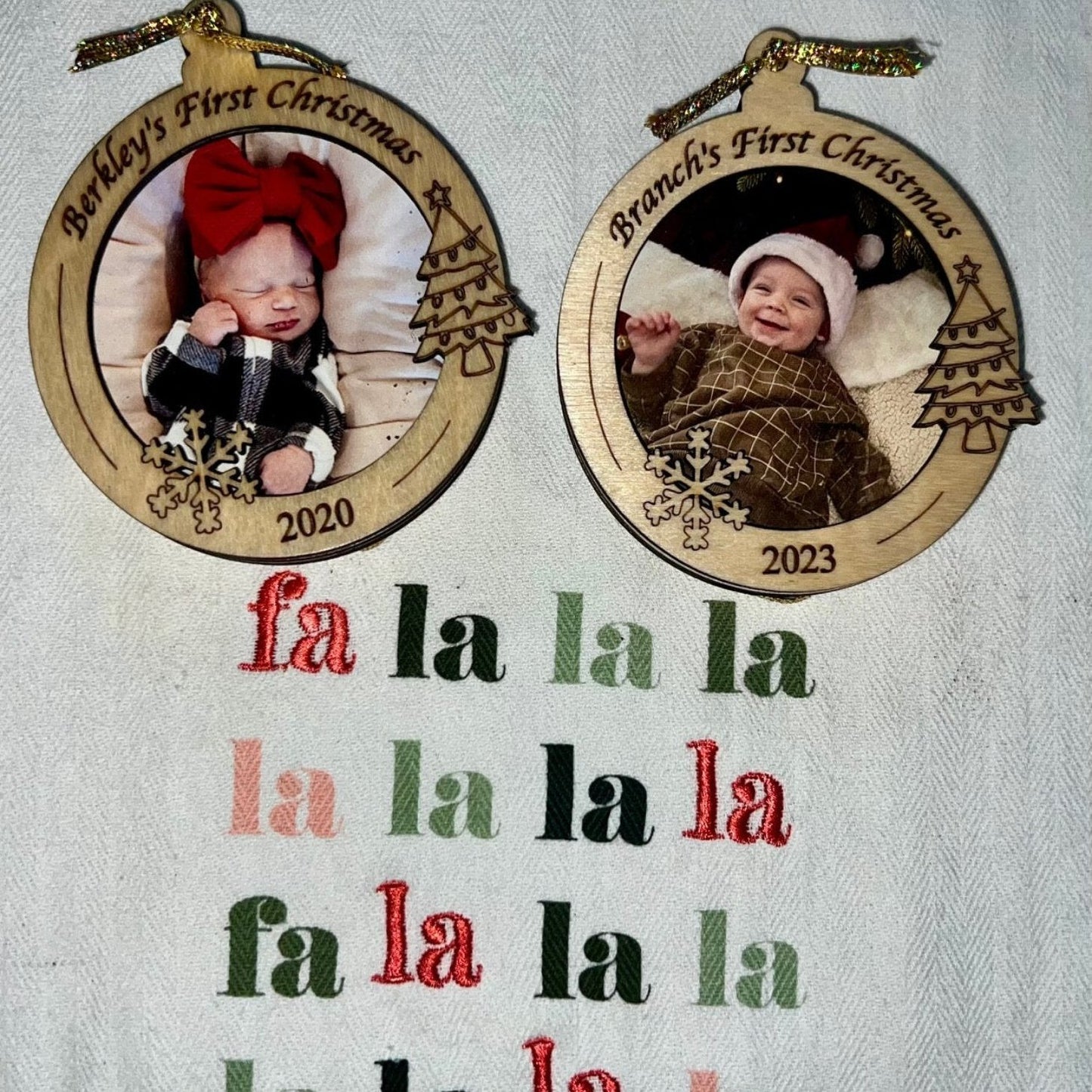 Personalized Baby's First Christmas Ornament