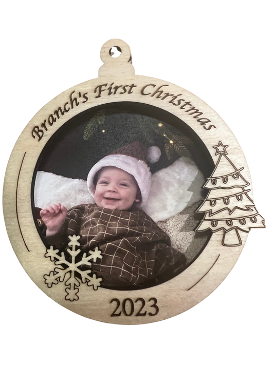 Personalized Baby's First Christmas Ornament