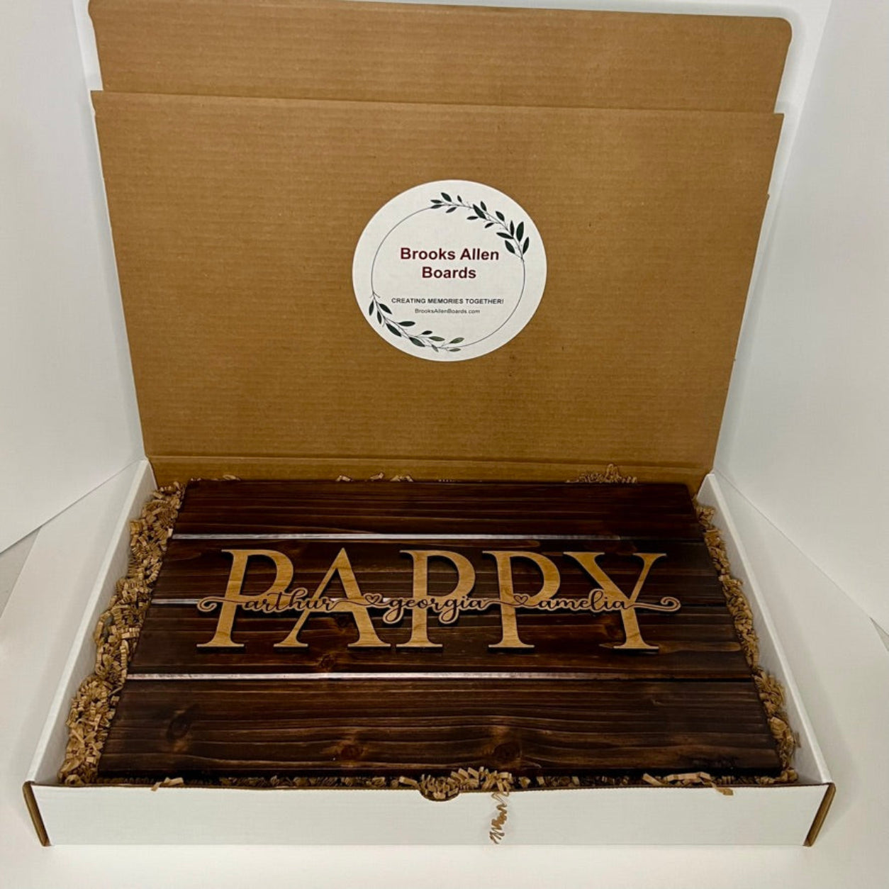 Pallet Style Family Sign.