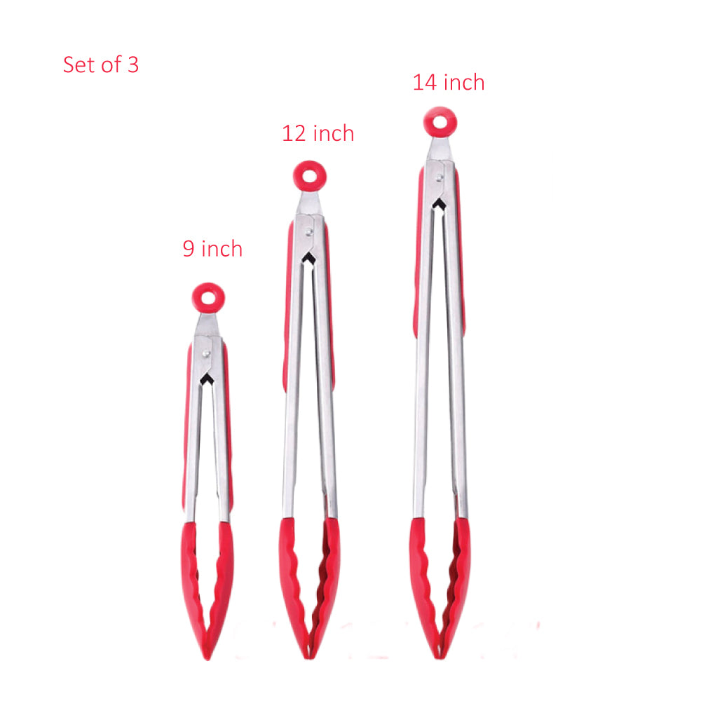 3 Piece Tong Set